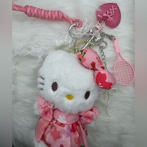 Sakura Hello Kitty Pink Plush Bag Charm
